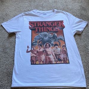 2/$10 Stranger Things graphic t-shirt men’s size small white